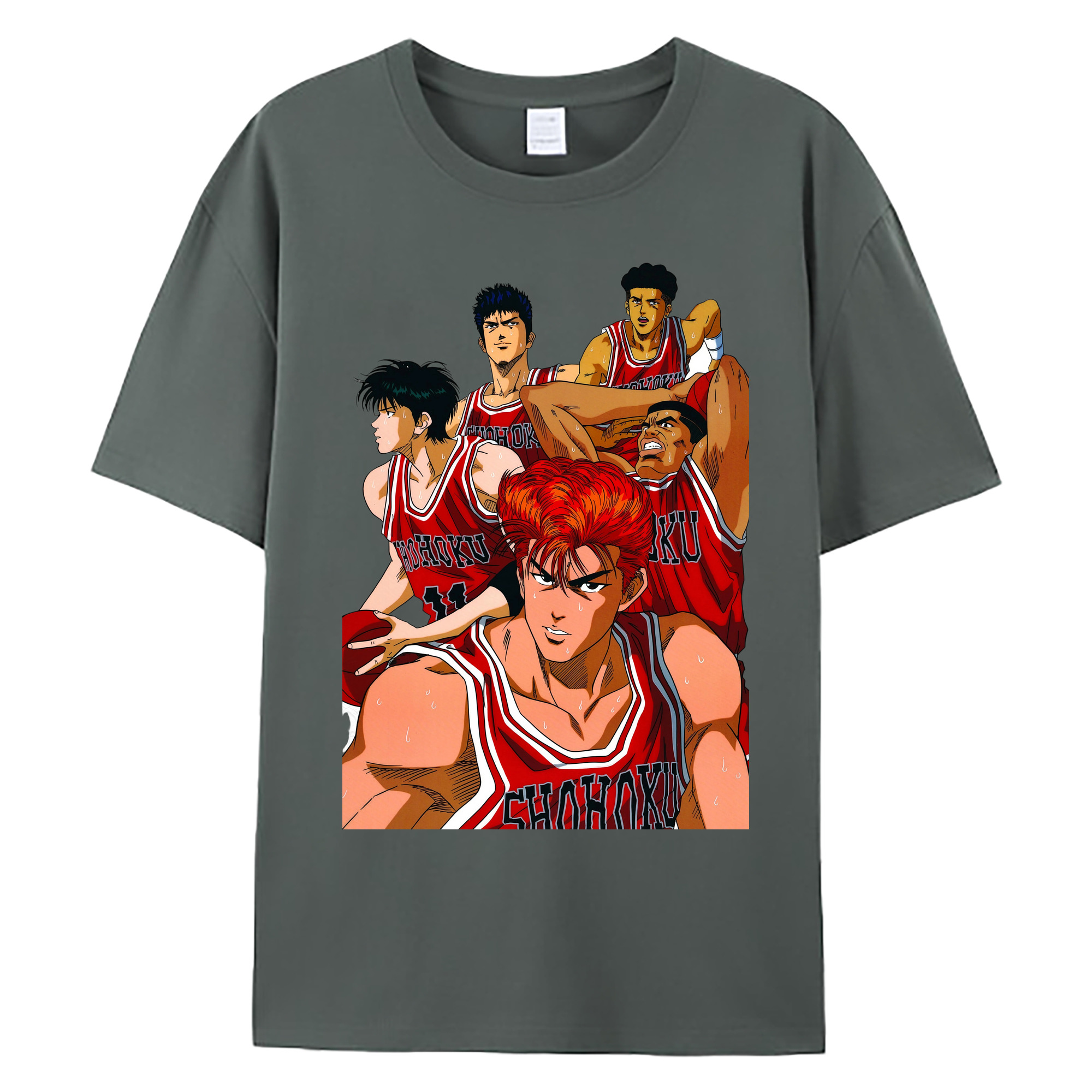 （画像用） SLAM DUNK／スラムダンク 綿100％ メンズ半袖Tシャツ｜肌触りやわらか＆通気性